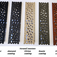 Voronoï rooster gietijzer, L= 500mm