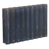 Palissadeband Zwart 8x35x50cm rond