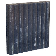 Palissadeband Zwart 8x50x50cm rond