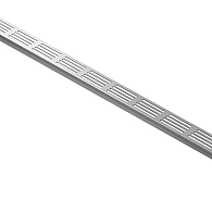 VERVANGINGSROOSTER ACO SlimLine blank Aluminium 100mm