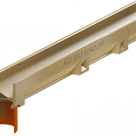 Euroline goot zonder rooster + uitloop L100cm