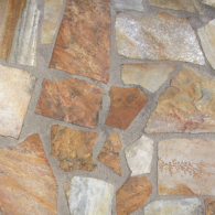 Tropical yellow flagstones 2,5-4,0 cm Rio Sunrise (4-7 stuks/m2)
