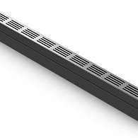 ACO SlimLine goot met Blank aluminium rooster 100cm