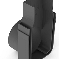 ACO SlimLine Eindplaat met zij-uitloop mof 50 mm