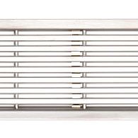 Langstaafrooster RVS L50cm