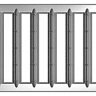 Sleufrooster RVS L50cm