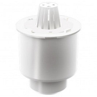 Stankslot (witte plug met ring) voor hoog putje Slotline