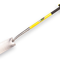 Spade ATLAS gepolijst, met ATLAS FIBERGLAS T-steel 78 cm, totale lengte 115 cm