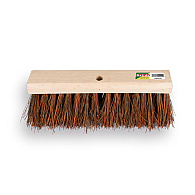 Stadsbezem SOLIDE geoliede bassine 40 cm, vlakke kap, zonder steel. FSC 100%