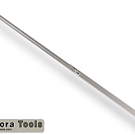 Stootijzer LABORA 140 cm, onderzijde 55 cm vierkant, met platte beitel en knop