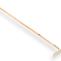 Tuinhark OFFNER 12 gebogen tanden, met ESSEN steel 170 x 2,8 cm