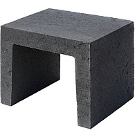 U Element 40x40x50 cm Zwart