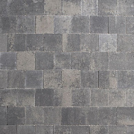 Damme Ongetrommeld 15x15x6 cm Grijs Zwart