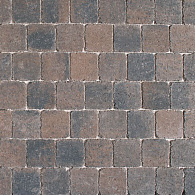 stonehedge 15x15x6 bruin-zwart hyd