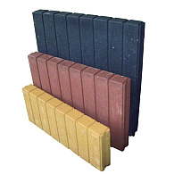Palissadeband recht B6xH60xL50 zwart