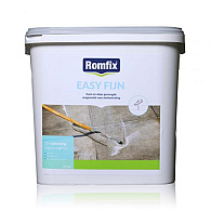 Romfix Easy Fijn Steengrijs emmer 12,5 kg