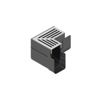 ACO SlimLine hoekstuk inclusief RVS rooster