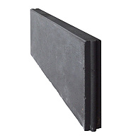 XL Betonbanden 7x40x100 cm Zwart