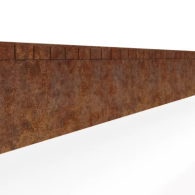 Forsento Kantopsluiting Single flex 3000x165 Corten