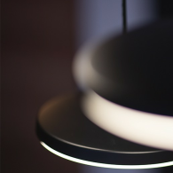 DISC PENDANT 100-230V Black