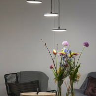 DISC PENDANT 12V Black