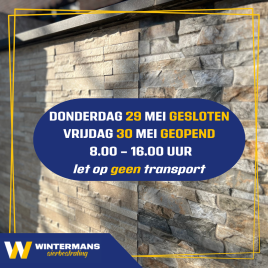 Hemelvaart gesloten