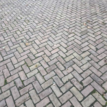 Gebruikte gebakken Keiformaat Bredasedijk (los gestort)