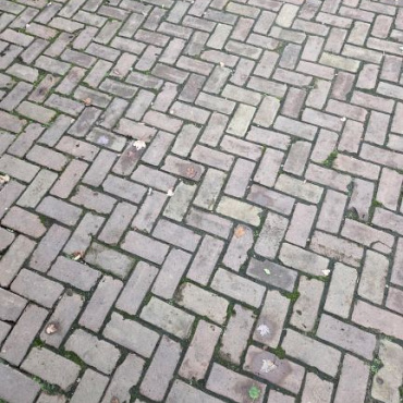 Gebruikte gebakken Keiformaat Bredasedijk (los gestort)