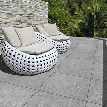 GeoCeramica 60x60x4 cm BB stone  LightGrey