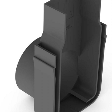 ACO SlimLine Eindplaat met zij-uitloop mof 50 mm