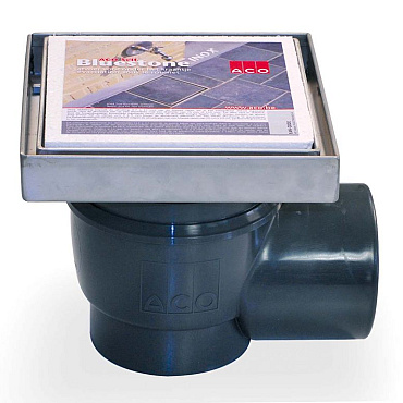 BlueStone put RVS opzet + zijuitlaat