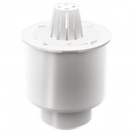 Stankslot (witte plug met ring) voor hoog putje Slotline