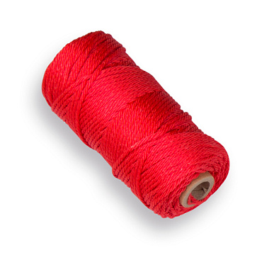 Metselkoord LABORA rood 1,4 mm, 50 meter, gedraaid PP koord