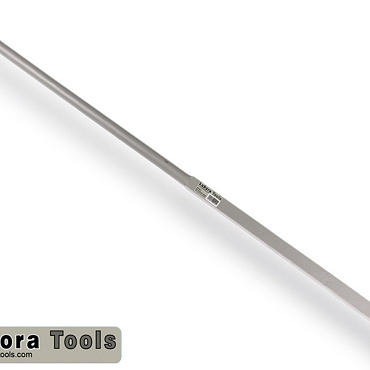 Stootijzer LABORA 140 cm, onderzijde 55 cm vierkant, met platte beitel en knop