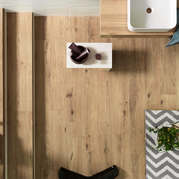 GeoCeramica 120x30x4 cm Schots Eiken