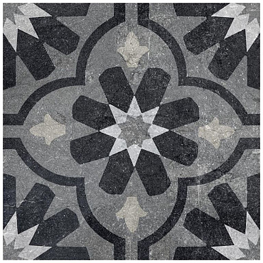 GeoCeramica® 80x80x4 Elios Decoro Tulipa
