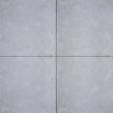 GeoCeramica 80x80x4 cm Concreet Silver