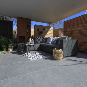 GeoCeramica 60x60x4 cm Impasto Grigio