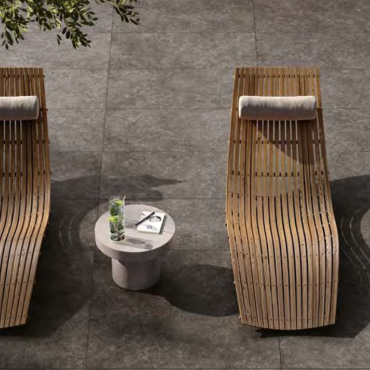 Landstone 100x100x2 cm Carbon