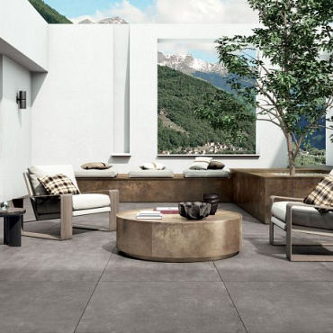 Open Antracite 60x60x2 cm