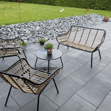 infinito comfort 80x40x4,4 black