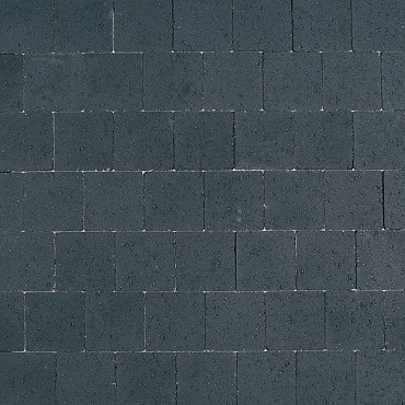 Damme Ongetrommeld 20x20x6 cm Zwart