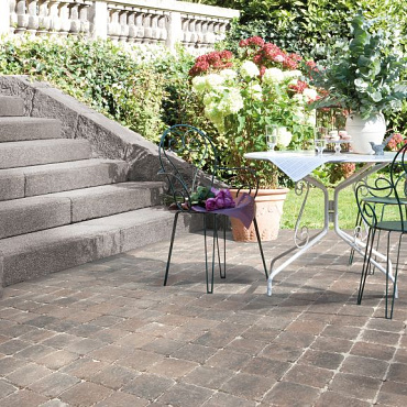 STONEHEDGE 15x15x6 BRUIN-ZWART HYD