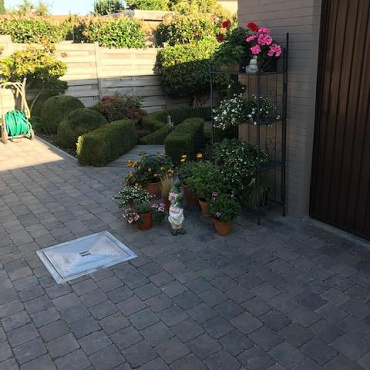 STONEHEDGE 15x15x6 BRUIN-ZWART HYD