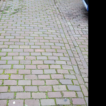 Gebruikte gebakken Keiformaten Rood/bruin "Hof Bergeijk" (los gestort)