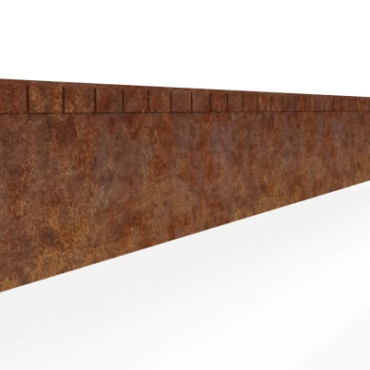 Forsento Kantopsluiting Single flex 3000x100 Corten
