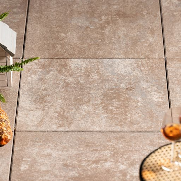 Trippel T 60x60x4 cm Bruin Nuance