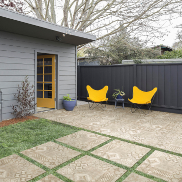 GeoCeramica 60x60x4 cm Mosaik Beige