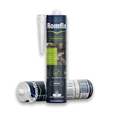 Romfix Hovenierslijm Polymeerkit Zwart  tube  290 ml