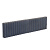 Palissadeband Zwart 6x40x50cm rond